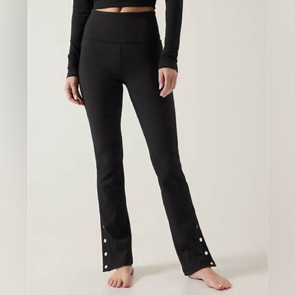Athleta Elation Rib Snap Pants NWT